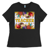 Black Teacher Ladies Tee - LillyAllenDesigns