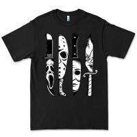 Knives Horror Movie Friday Halloween Horror Goth Evil T Shirt Premium Tee | Teevron