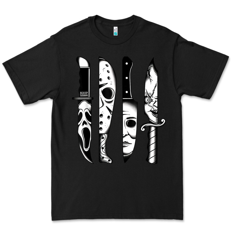 Knives Horror Movie Friday Halloween Horror Goth Evil T Shirt Premium Tee by InspiraDesign | Teevron