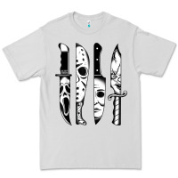Dove Grey knives horror movie friday halloween horror goth evil t shirt Premium Tee - InspiraDesign