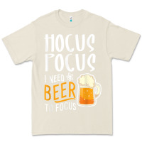 Bone Hocus Pocus I Need Beer To Focus Funny Halloween Witch 1 Premium Tee - InspiraDesign