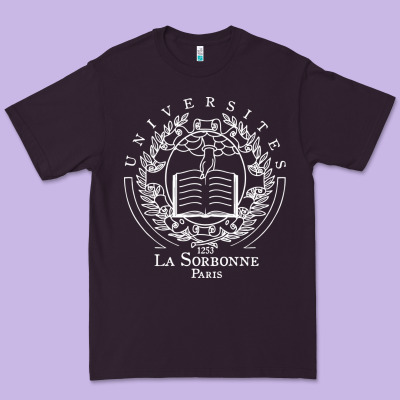 Universite Paris La Sorbonne Premium Tee Designed By Inspiradesign