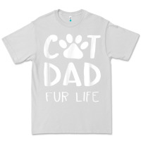 Dove Grey funny cat dad fathers day gift shirt fur life cat tee Premium Tee - InspiraDesign