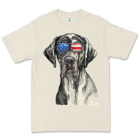 Bone great dane sunglasses american usa flag 4th of july fourth t shirt Premium Tee - InspiraDesign