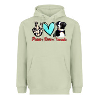 Matcha Peace Love Aussie Heavyweight Hoodie - Jasminsmagicworld
