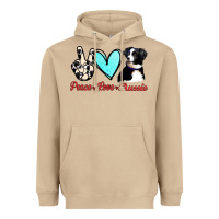 Mushroom Peace Love Aussie Heavyweight Hoodie - Jasminsmagicworld