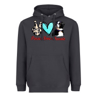 Smoke Peace Love Aussie Heavyweight Hoodie - Jasminsmagicworld