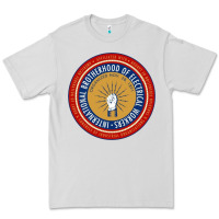 Dove Grey IBEW electrician Premium Tee - InspiraDesign