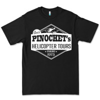 Black Pinochet Helicopter Tours Premium Tee - InspiraDesign