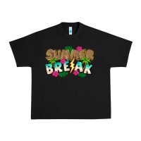 Black Summer Break Urban Heavy Tee - CowhideDigitalArt