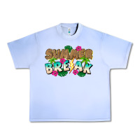 Grape Ice Summer Break Urban Heavy Tee - CowhideDigitalArt