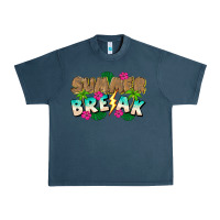 Midnight Navy Summer Break Urban Heavy Tee - CowhideDigitalArt