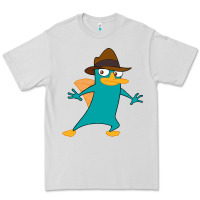 Dove Grey Perry The Platypus Premium Tee - InspiraDesign