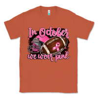 Copper in october we wear pink with football Classic Tee - BarkalooDesign