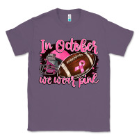 Lavender in october we wear pink with football Classic Tee - BarkalooDesign