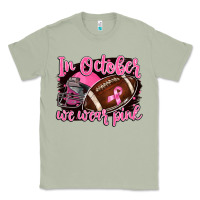Matcha in october we wear pink with football Classic Tee - BarkalooDesign