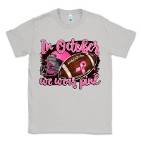 Moon Dust in october we wear pink with football Classic Tee - BarkalooDesign