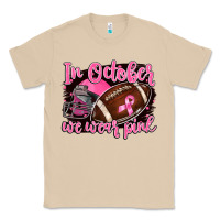 Mushroom in october we wear pink with football Classic Tee - BarkalooDesign