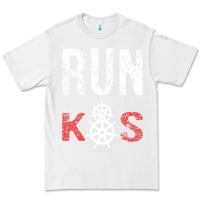 White RUN k8s Premium Tee - InspiraDesign