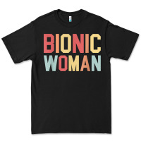 Black bionic woman injury accident broken hip leg arm surgery t shirt Premium Tee - InspiraDesign
