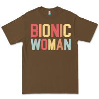 Cacao bionic woman injury accident broken hip leg arm surgery t shirt Premium Tee - InspiraDesign