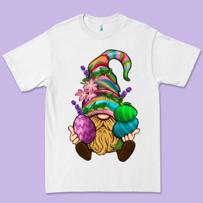 Easter Holding Eggs Gnome Premium Tee Designed By Bundleandbundleshop