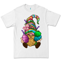 White Easter Holding Eggs Gnome Premium Tee - BundleAndBundleShop