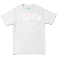 White milton delaware de vintage state athletic style t shirt Premium Tee - InspiraDesign