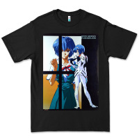 Black Neon Genesis Evangelion Rei Ayanami Premium Tee - InspiraDesign