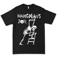 Black Hangmans Joke Premium Tee - InspiraDesign