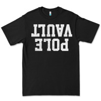 Black pole vault t shirt upside down funny pole vault jumper shirt Premium Tee - InspiraDesign