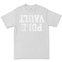 Dove Grey pole vault t shirt upside down funny pole vault jumper shirt Premium Tee - InspiraDesign