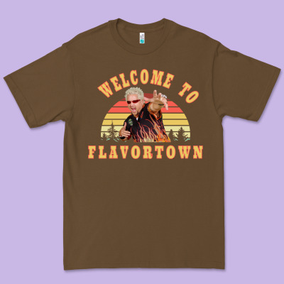 New Guy Fieri Fans Flavortown Premium Tee Designed By Inspiradesign