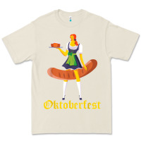 Bone barmaid oktoberfest funny german woman dirndl bratwurst t shirt Premium Tee - InspiraDesign