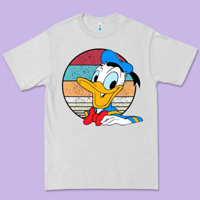 Donald Duck Funny Premium Tee Designed By Inspiradesign