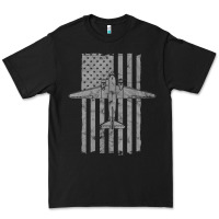 Black C-47 Skytrain Wwii Transport Airplane Vintage Flag Premium Tee - InspiraDesign
