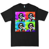 Black STEVIE WONDER! Premium Tee - InspiraDesign