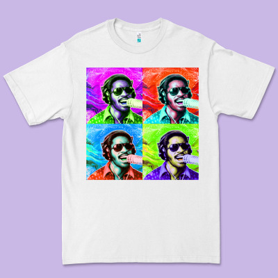 Stevie Wonder! Premium Tee Designed By Inspiradesign