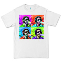 White STEVIE WONDER! Premium Tee - InspiraDesign