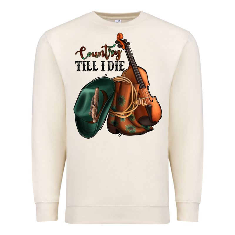 Country Till I Die Premium Sweatshirt by Jasminsmagicworld | Teevron