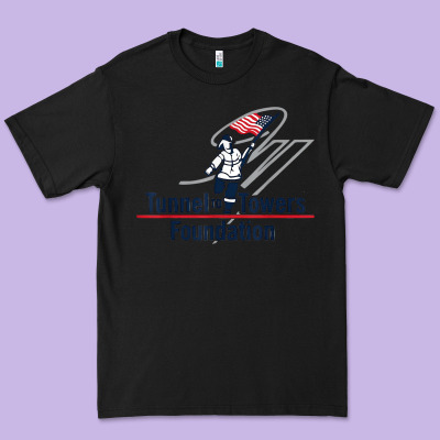 Tunnel To Towers F-oundation American Flag Usa Flag Premium Tee Designed By Inspiradesign