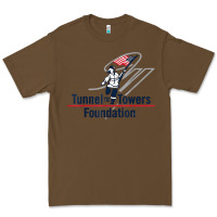 Cacao Tunnel To Towers F-oundation American Flag USA Flag Premium Tee - InspiraDesign