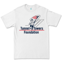 White Tunnel To Towers F-oundation American Flag USA Flag Premium Tee - InspiraDesign