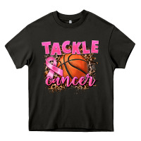 Asphalt Tackle Cancer Basketball Heavy Core Tee - FaDigitalArtStudio