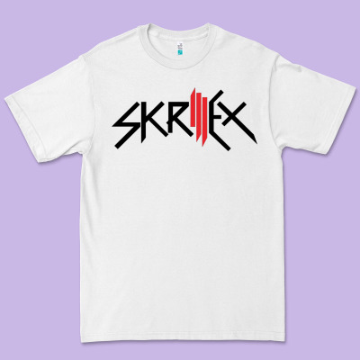 White Skrillex Premium Tee Designed By Inspiradesign