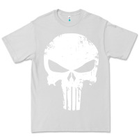 Dove Grey the punisher skull Premium Tee - InspiraDesign