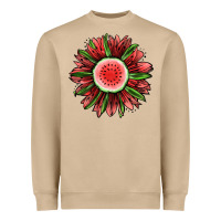 Mushroom Watermelon Sunflower Heavyweight Sweatshirt - Jasminsmagicworld