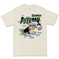 Bone Danny Phantom Coming Through Brick Wall Premium Tee - InspiraDesign