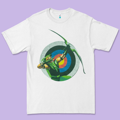 Green Arrow Dc, Green Arrow Dc Vintage, Green Arrow Dc Art, Green Arro Premium Tee Designed By Inspiradesign