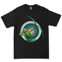 Black Green Arrow DC, Green Arrow DC vintage, Green Arrow DC art, Green Arro Premium Tee - InspiraDesign